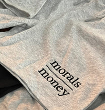 Load image into Gallery viewer, stitched • morals || money french terry shorts