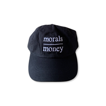 Load image into Gallery viewer, Stitched • morals || money dad hats