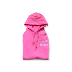 Stitched • morals || money hoodies (2 colors - grand logo)